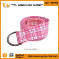 Hot Sale100% Cotton Fabric Belt with Metal Buckle